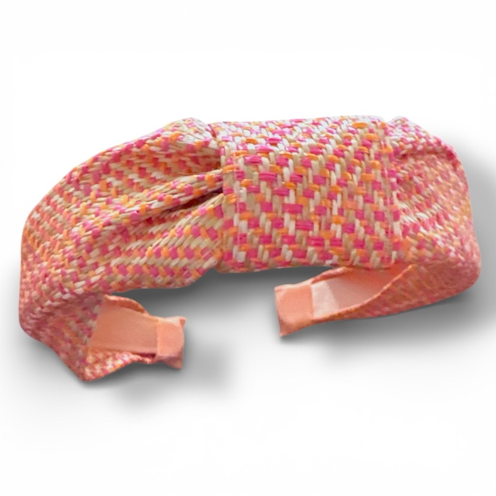 3 for $6!! J. Crew Multicolor Woven Headband & FREE Coordinating Peach Headband - Picture 2 of 9